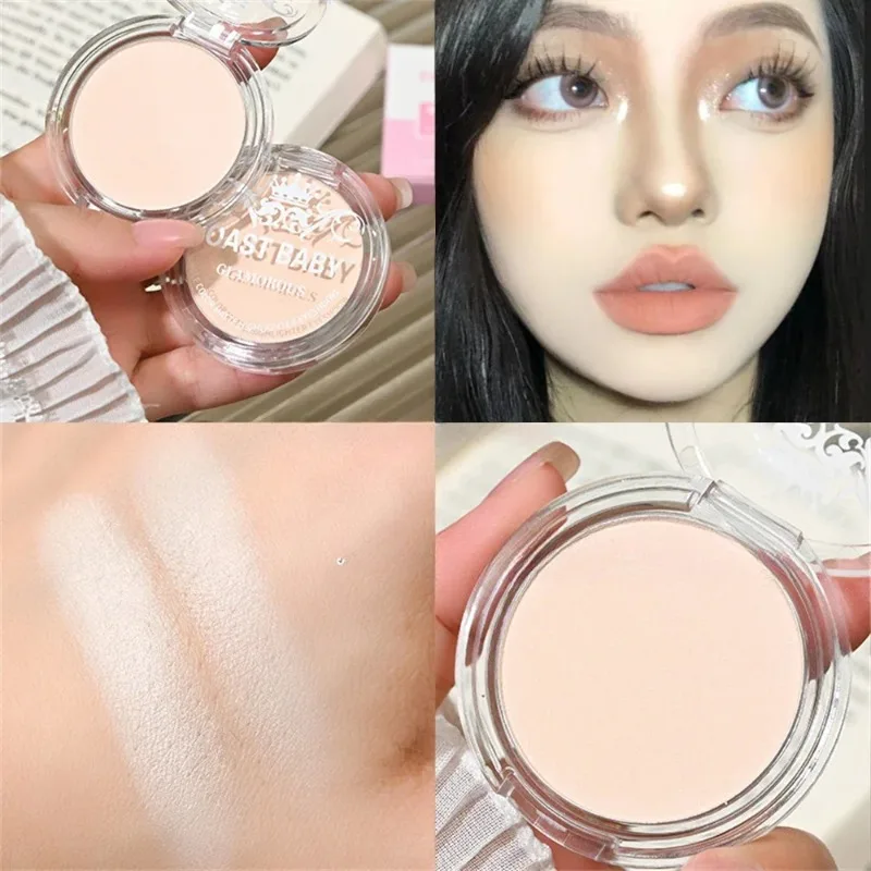 Matte Highlighter & Contour Palette with Eye Shadow & Rouge Powder