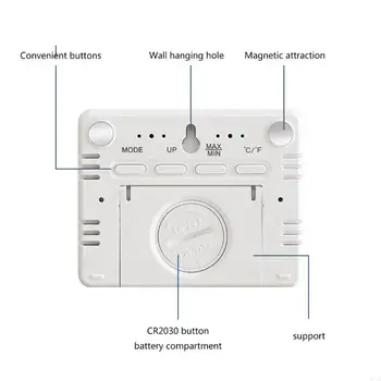Orologio da parete digitale versatile Y51B Adatto per casa e ufficio 1