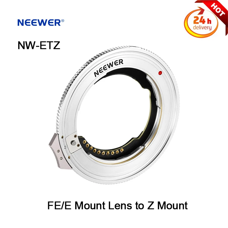 Neewer Nw-Etz Per Sony E Mount Fe Mount Lens A Nikon Z Mount Camera Anello Adattatore Elettronico Autofocus Ring Zf Z62 Z8 Z9 Z72 Z5