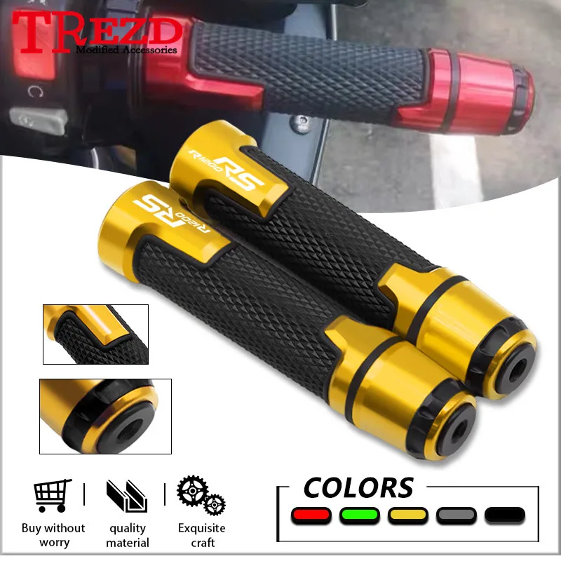 

Motorcycle Handlebar Hand Grips For BMW R1200R R1200RS R1200RT CNC Rubber 7/8"22mm Universal Handles Bars r1200r r1200rs r1200rt