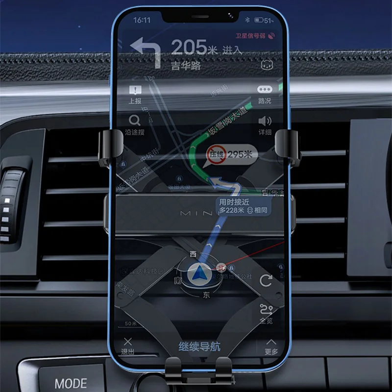 ABS Car Phone Holder Foldable Air Vent Mount