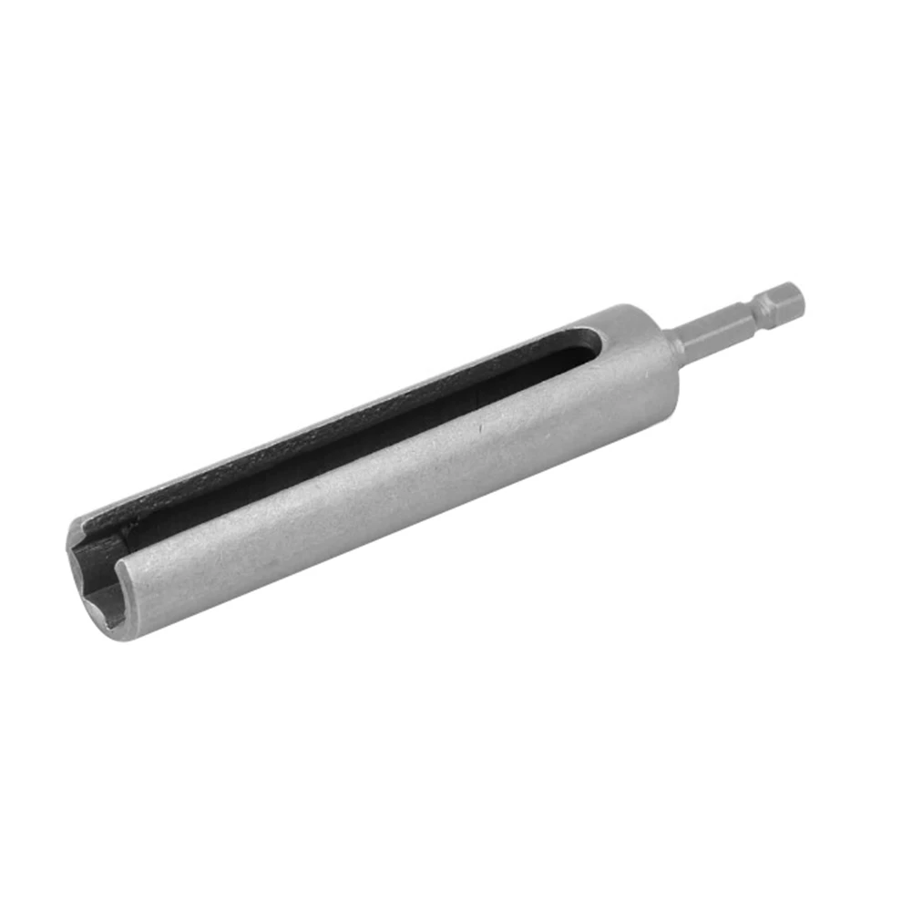 

8-19MM Nut Driver 1/4inch Quick-Change Hex Shank Slotted Drill Bit Socket Wrench Tool 120mm Length Nut Driver Socket Tool