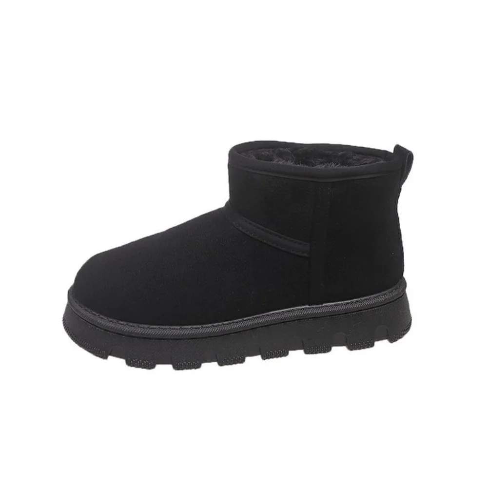 2026 Women's Thick-Soled Snow Boots with Added Padding, Thickened Anti-Slip Short Snow Boots, Warm Soft-Soled Cotton Shoes