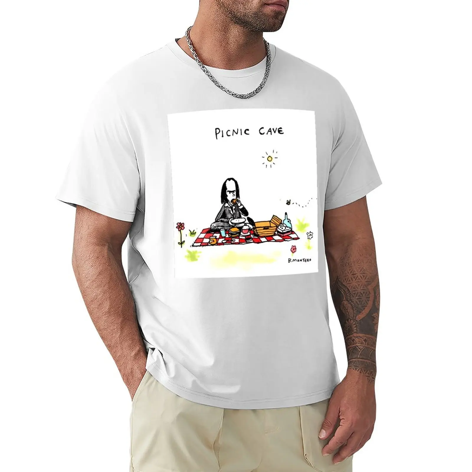 

Picnic Cave T-Shirt Blouse customizeds mens big and tall t shirts