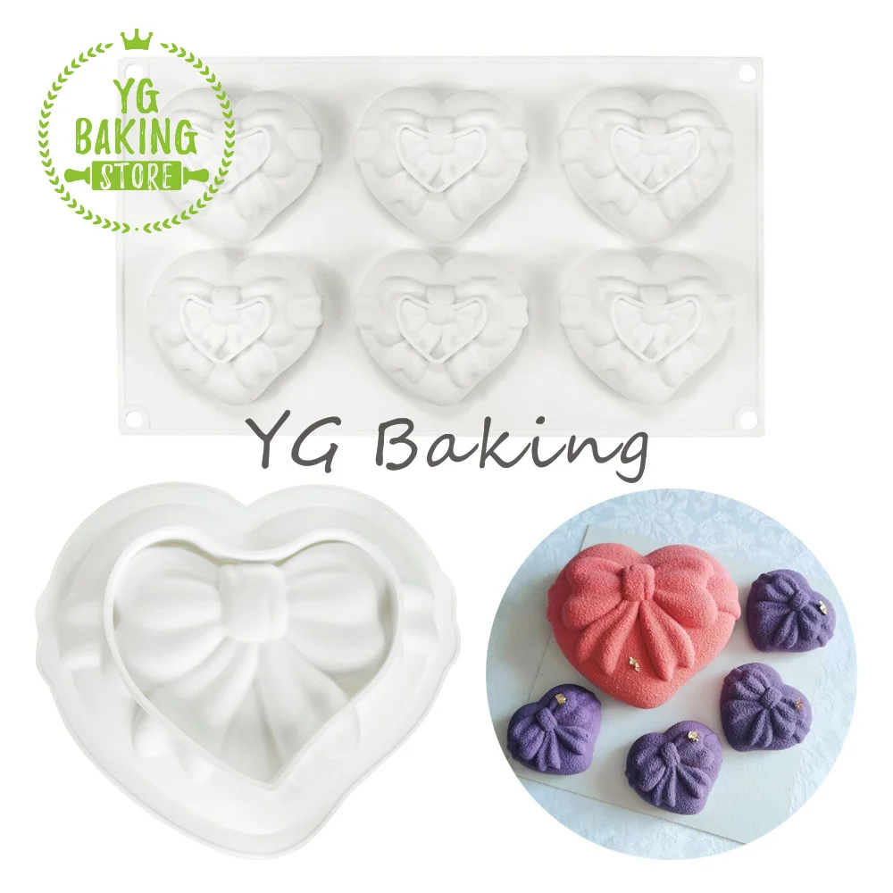 Heart Chocolate Mold Diamond Love Silicone Mold Wedding Candy Baking Mold  Cake Mould Valentine's Day Gift 3D Cupcake Decorations