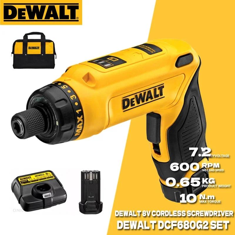 Cacciavite A Batteria Dewalt 8V Max * Kit Cacciavite Giroscopico Maniglia Ricaricabile Cordless Impact Power Tools Muslimah