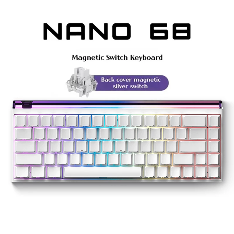 Madlions NANO 68 68 PRO 磁気軸キーボード Type-C RGB 8000HZ