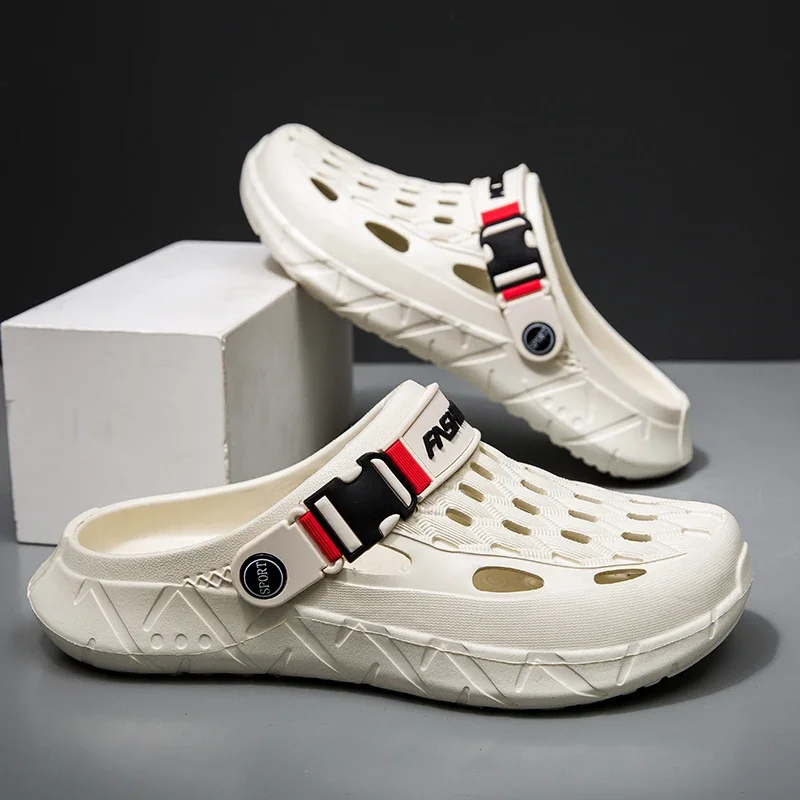Summer men's sandals, anti-slip thick-soled, indoor and outdoor anti-slip beach slippers, large-sized sandals, shoes for men