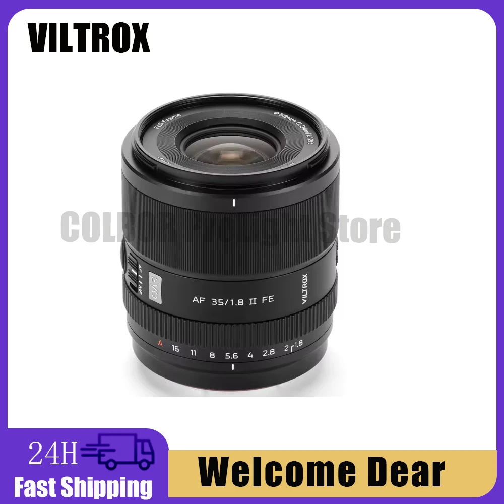 빌트록스 35mm F1.8 II EVO AF 풀프레임 프라임 인물 렌즈 ( E/니콘 Z 마운트 호환) A7IV A7C II A7RV A7CR ZV-E1 FX30 Z6 III Zf