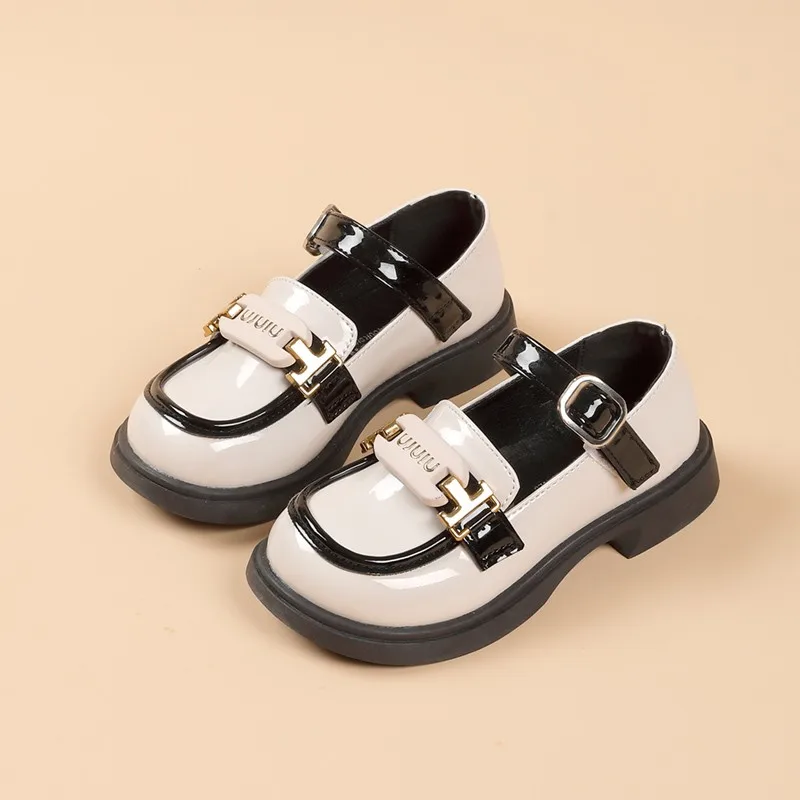 Girls' Leather Shoes Summer Fashionable Children's Princess Shoes Big Kids British Style Little Girls