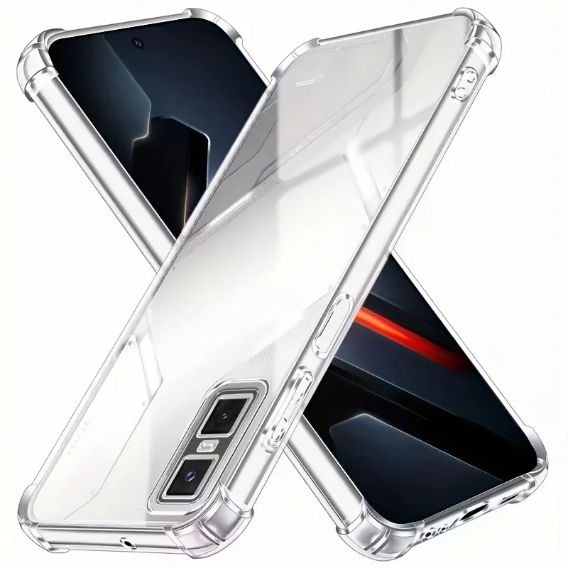 Clear Silicone TPU Phone Case - Transparent Back Cover for Enhanced Style and Protection