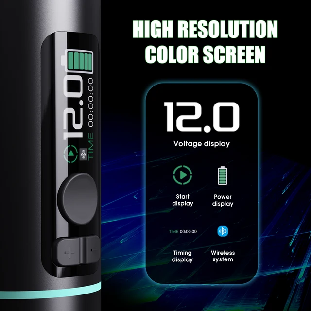 Dragonhawk x20 pro ワイヤレスプロフェッショナルタトゥーマシン Dragonhawk X20 PRO ワイヤレスタトゥーペンマシンガンフル