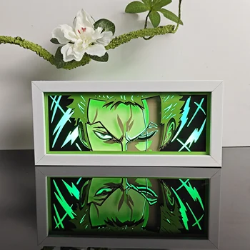3D Anime Motion Night Light Anime Laser Lamp Box Led Light For Bedroom Desk Decor Manga Birthday Gift Table Lamps Lightbox 1