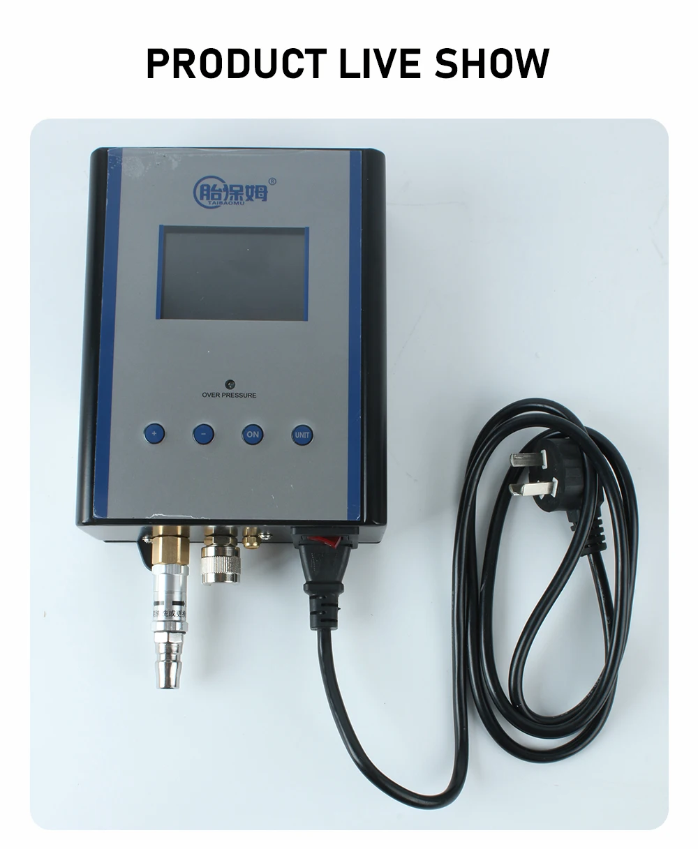 0-16bar Digital Tire Pressure Monitor 0.01bar High Precision Tire Pressure Gauge