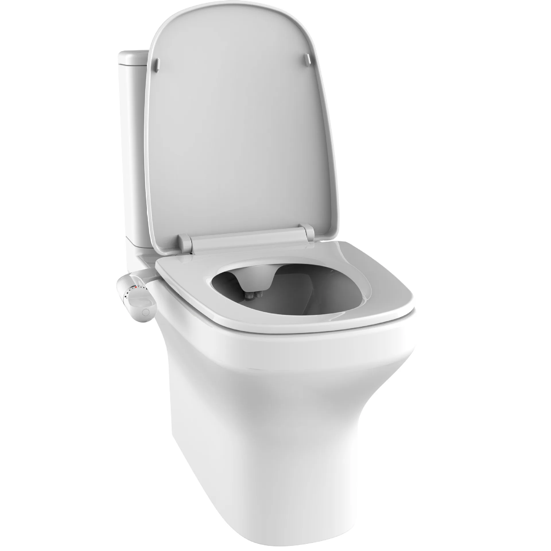 SAMODRA Right/Left Hand Toitet Bidet Sprayer Non-Electric Dual Nozzle Bidet  Toilet Seat Hygienic Shower