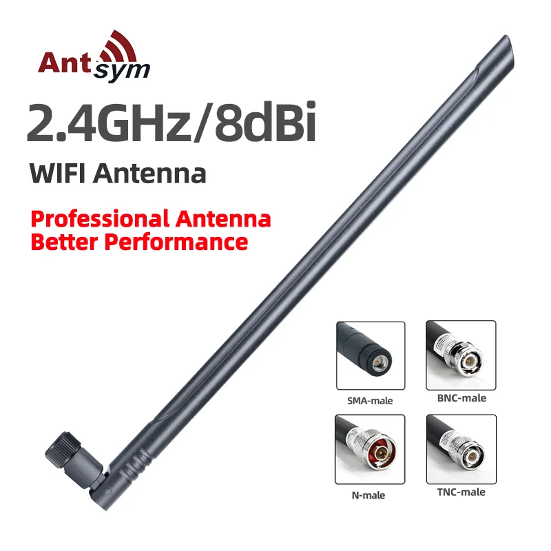 

Wi-Fi антенна 2,4 ГГц 8dBi SMA RP BNC папа для беспроводной сети ПК PCIE карта Маршрутизатор IP камера FPS Дрон Bluetooth устройство