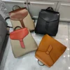 2024 Hit Color Design College Girl School Book Bag All-match Real Leather Women's Backpack High Quality Cowhide Shoulder Bag 6