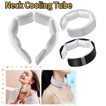 Collare Refrigerante Indossabile per il Collo, Tubo di Raffreddamento PCM, Anello Ghiacciato Congelabile, Condizionatore d'Aria Personale per Sport e Allenamenti all'Aperto