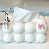 Cloud Tissue Box Minimalist Bubble Tissue Holder Creative Cotton Candy Tissue Cover Living Room Decor 1