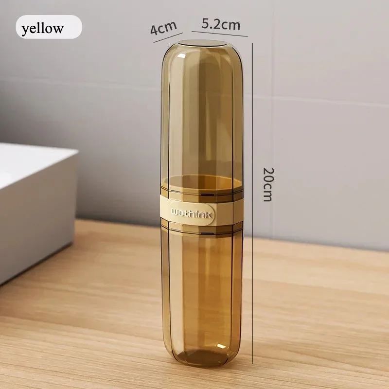 كوب غسول الفم للسفر، حامل فرشاة الأسنان المحمول، م...