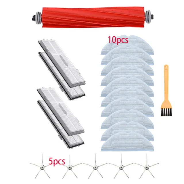 Main brush Hepa Filter Side brush mop cloths for Xiaomi Roborock T7 T7S T7plus T7Splus S7 S70 S7Max G10 vacuum cleaner parts vacuum cleaner parts