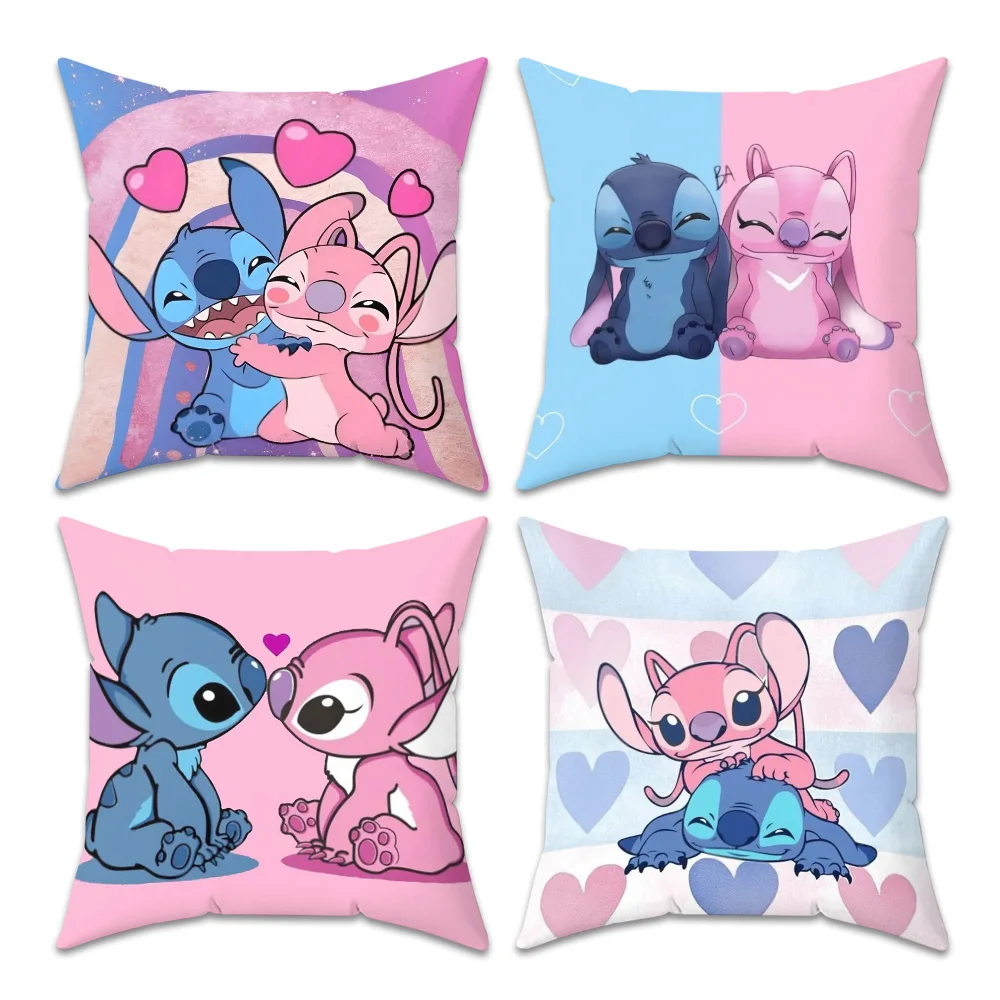 Housses de coussin Stitch et Angel | Décoration Lilo & Stitch