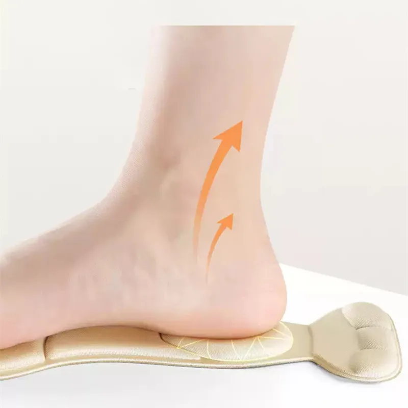 1 Pair Comfort Breathable Women's Fashion Insoles Massage High-heeled Shoes Insoles Anti-slip Insole Women Heels