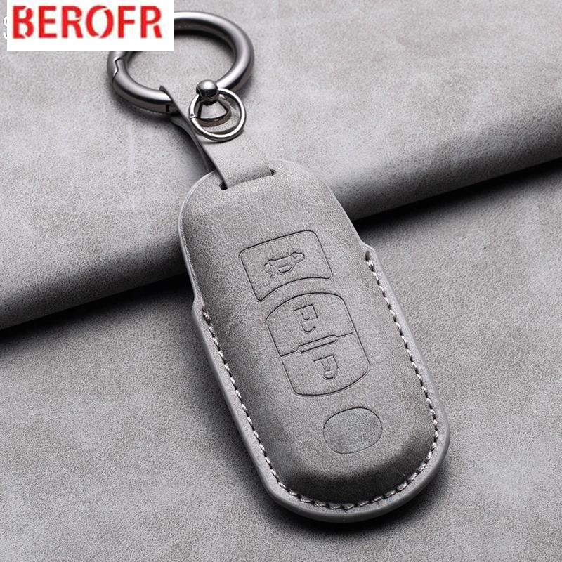 Sheepskin 2/3 Buttons Car Remote Key Case For Mazda 2 3 6 Atenza Axela Demio CX-5 CX5 CX-3 CX7 CX-9 2015