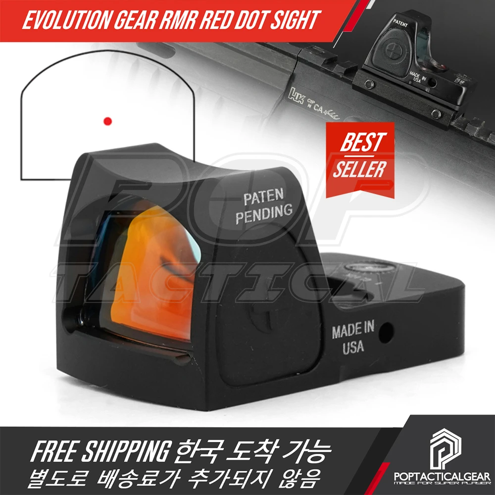 New 2022 Version Evolution Gear Rmr Rm06 Hrs Type2 Red Dot Ttactical Optics Hunting Reflex