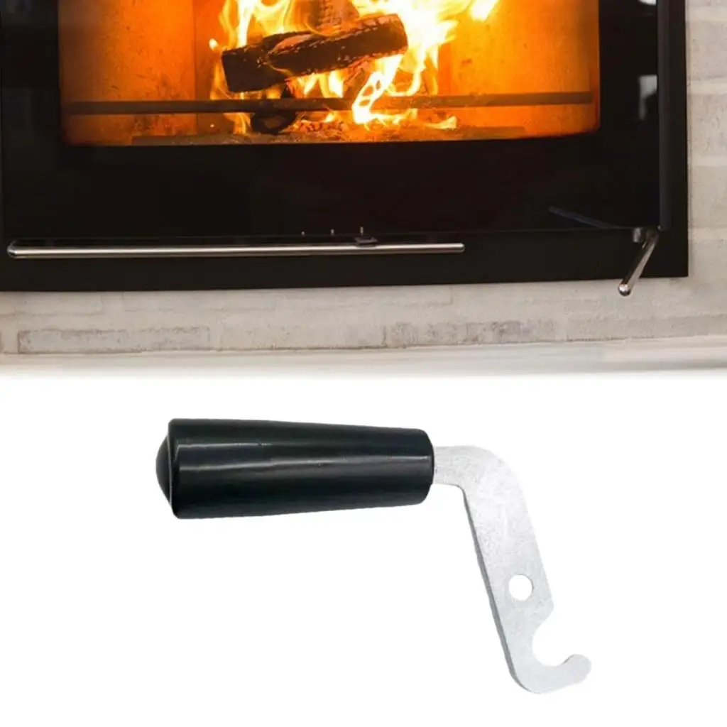 Fireplace Door Handle Accessory Sturdy Accessories Easy Installation