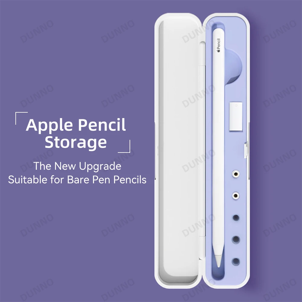 Portable Pencil Storage Box for Apple Pencil 1st Gen Case Apple Pencil Accessories for Apple Pencil 2nd Case Plastic Cover