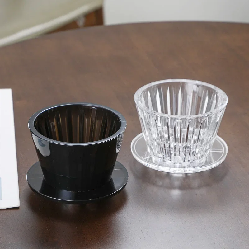 Acrylic New Coffee Funnel Filter Paper Filter Coffee Filter Cup Coffee Shop Furniture Tools for Household Use