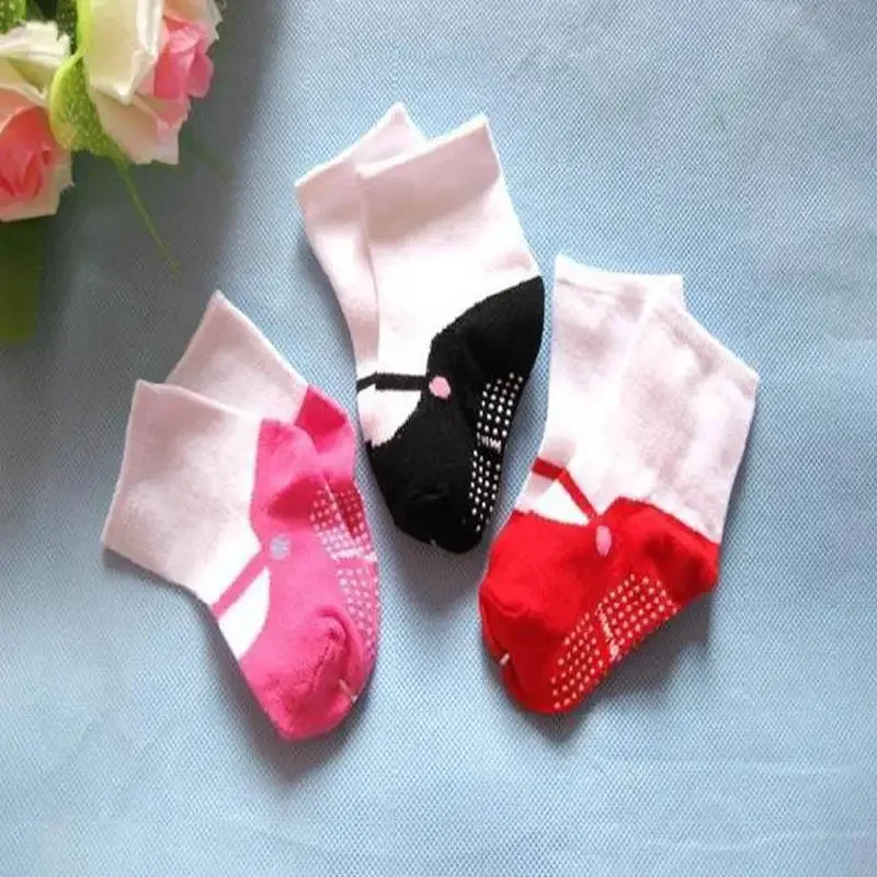Newborn Baby Boys Girls Anti-slip Candy Color Hosiery Socks Casual Patchwork Cotton Soft Floor Socks 6-24 Months