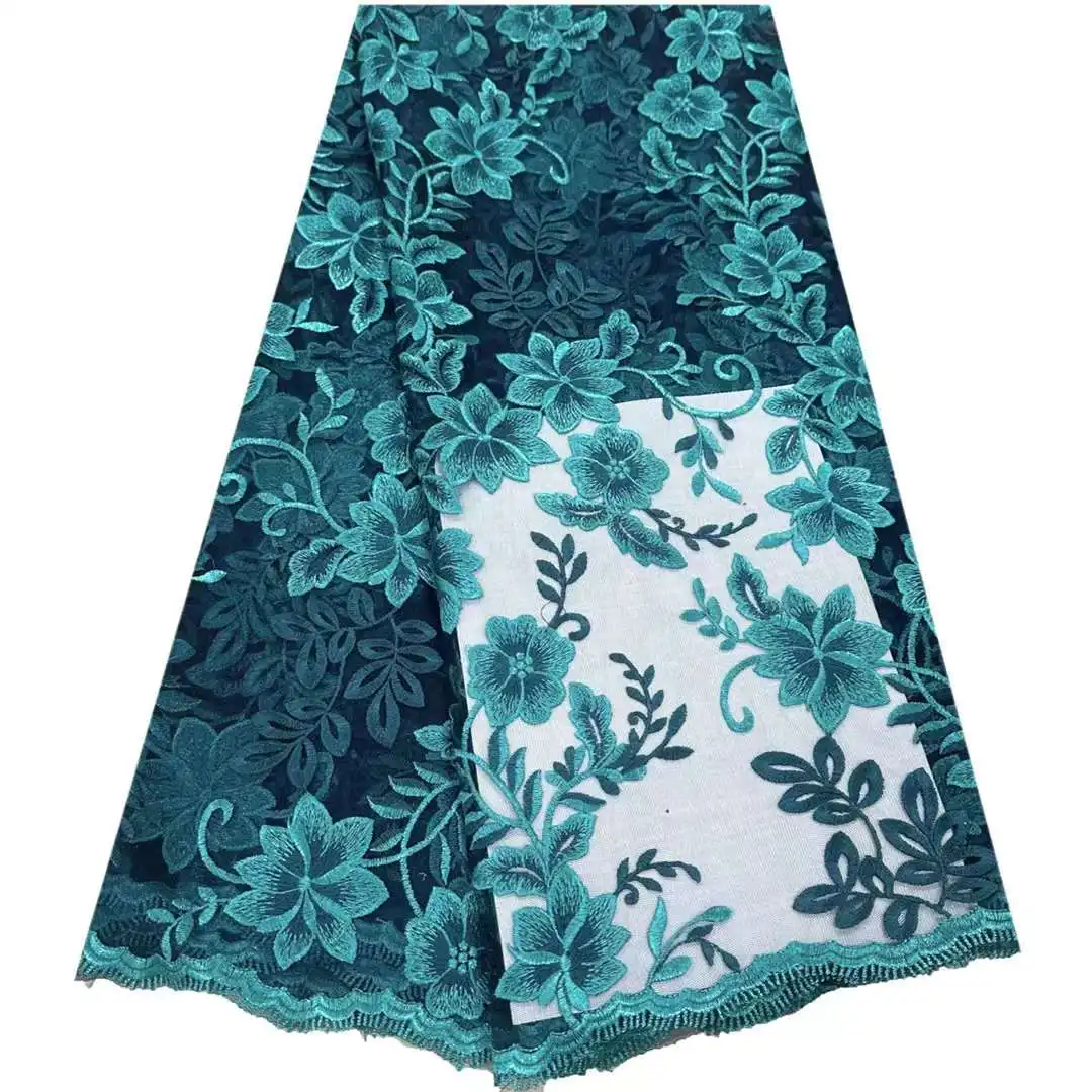 Latest Best Quality Delicate Very Soft Embroidered Tulle lace Fabric For Wedding Party Evening Dress U_GE3168
