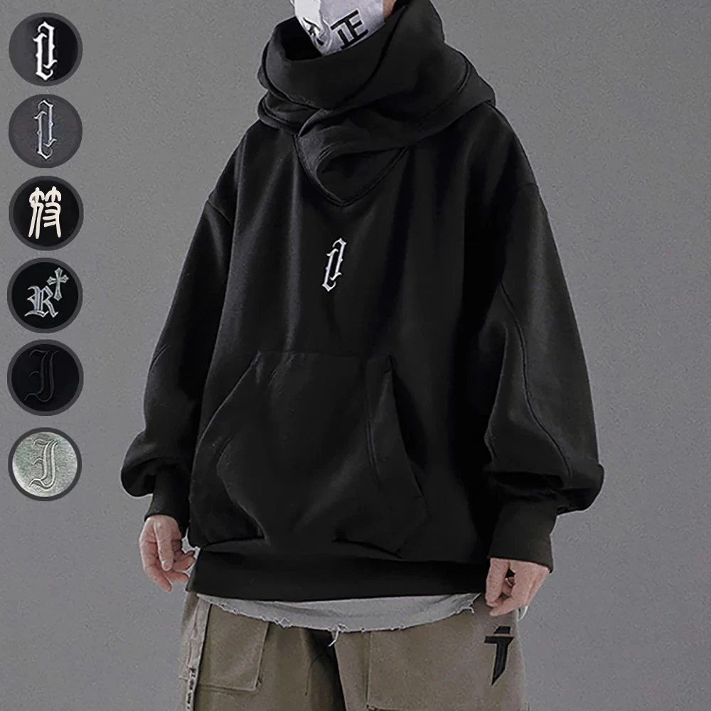 ARENS Techwear Mens Oversized Oversized Hoodie Men Baggy Trench