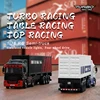 In Stock! Turbo Racing C50 T 1/76 Remote Control Container C50 Truck New Chassis Simulation Horn RC Car Toy C50-C Accessory Kit 4