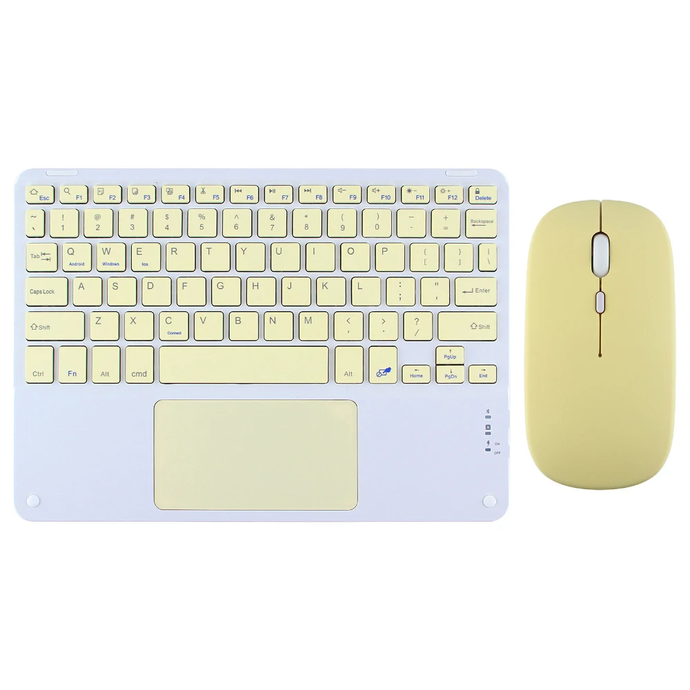 Recarregável Teclado Touchpad sem Fio Teclado Magnético pc Tablet Teclados do Telefone para Ipad 11 10.9 Xiaomi Huawei 10 - Imagem 5