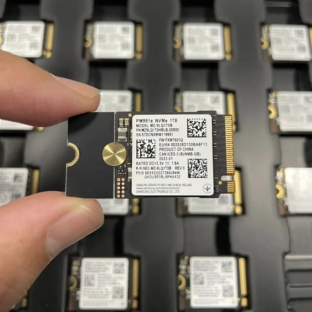 

Твердотельный накопитель Samsung PM991a 1 ТБ 512 ГБ 256 ГБ 128 ГБ M.2 2242 NVMe SSD PCIe3.0x4 для Microsoft Surface Pro X Laptop 3