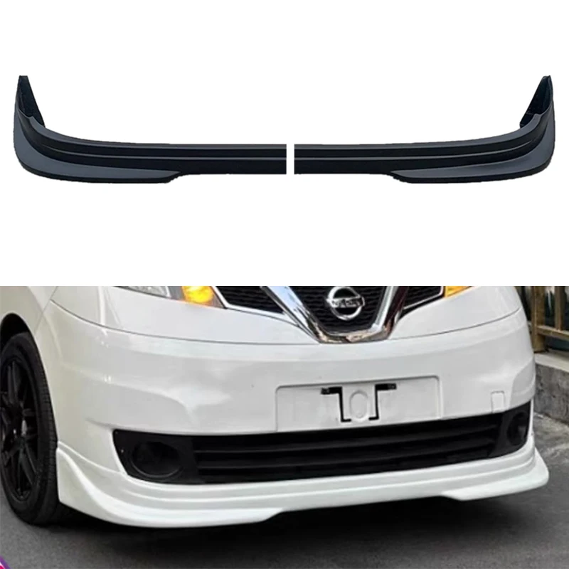 

For Nissan NV200 2009--2016 Year Front Bumper Lips Body Kit Accessories 2 Pcs