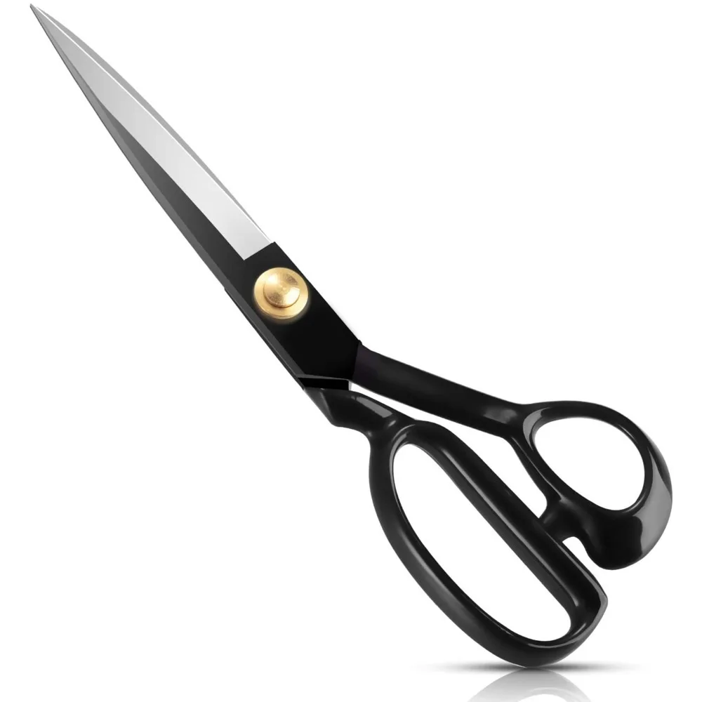 Fabric Scissors Professional 10 inch Heavy Duty Scissors Shears Leather Sewing  shears for Tailoring Dressmakers Office Crafting - AliExpress