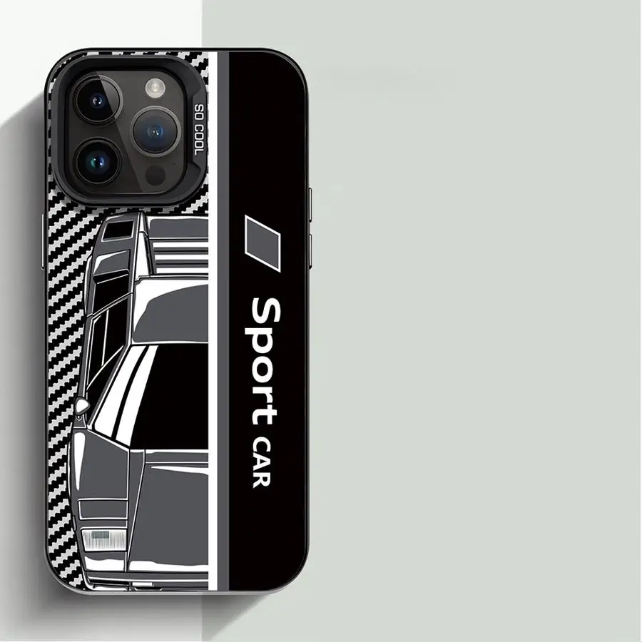 Sleek Soft Cover Cool Car Design Phone Case