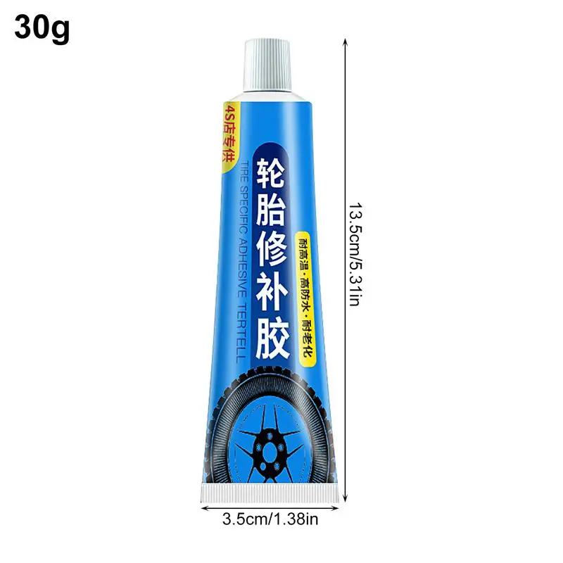 도장 타이어 수리 도구 균열 수리 접착제 사이드월 펑크 타이어 수리 키트, 다기능 인스턴트 접착제, 30g