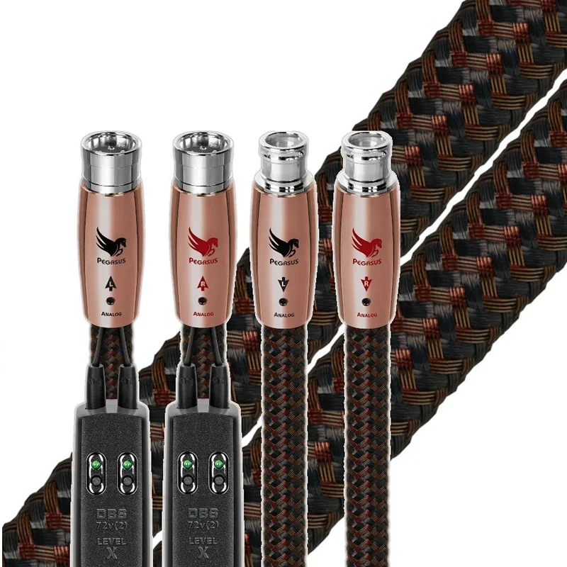 Audiophile Pegasus XLR Balanced Cable PSC+ Copper HiFi Audio Interconnect Line with Noise-Dissipation System