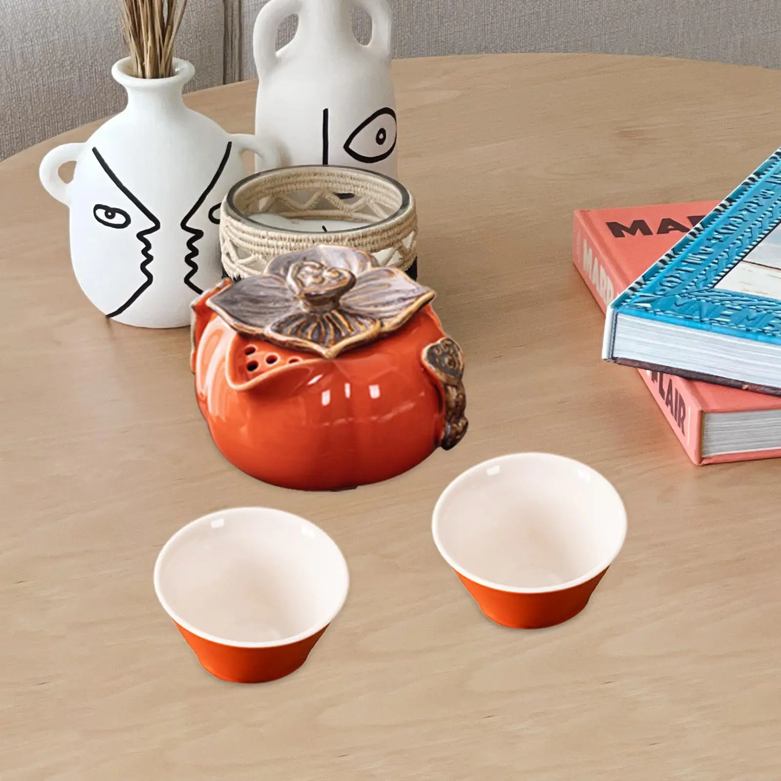 Tea Infuser Pot Water Tea Cup Tea Maker Kungfu Glass Tea Set for Outdoor Camping Dining Room Tea House New Year Father's Day