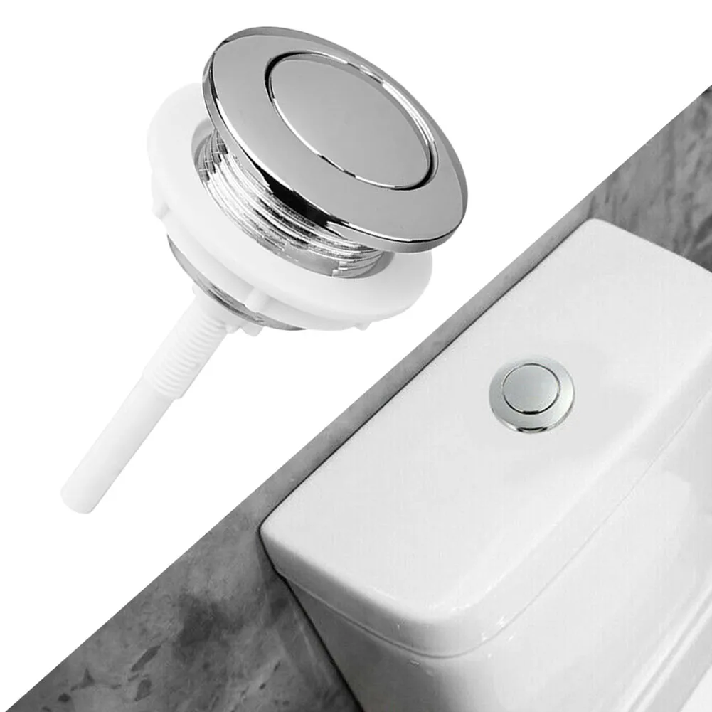 1pc 38mm Bathroom Toilet Push Button Single Flush Button Toilet Water