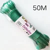 20M Washing Lines Long Rope Drying Clothes Hangers Steel Wire Lines PVC Camping Outdoors Garden Travel Supplies for Clothesline 1