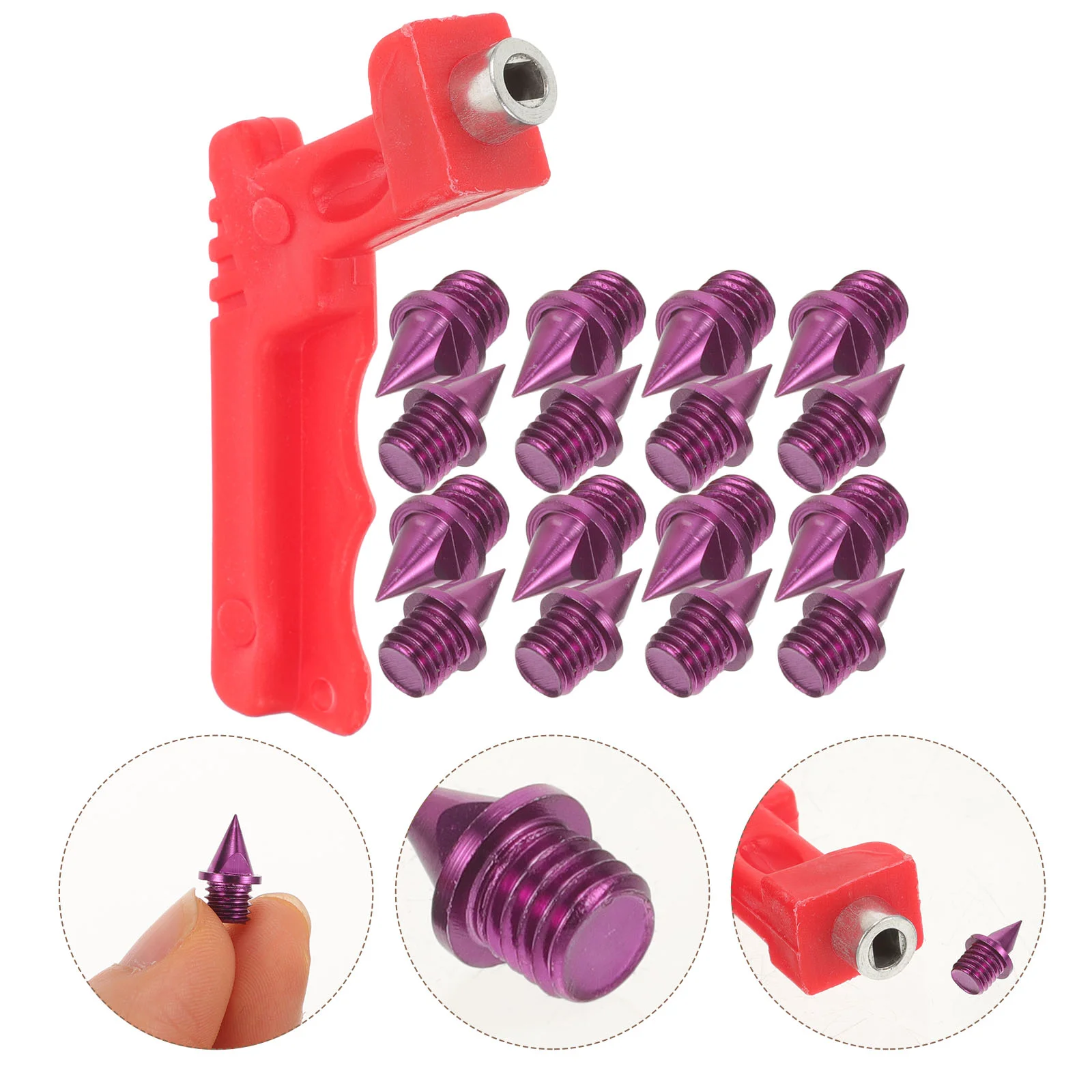 

Shoe Spikes Short Nail Man Running Shoes Steel Aluminum Alloy for