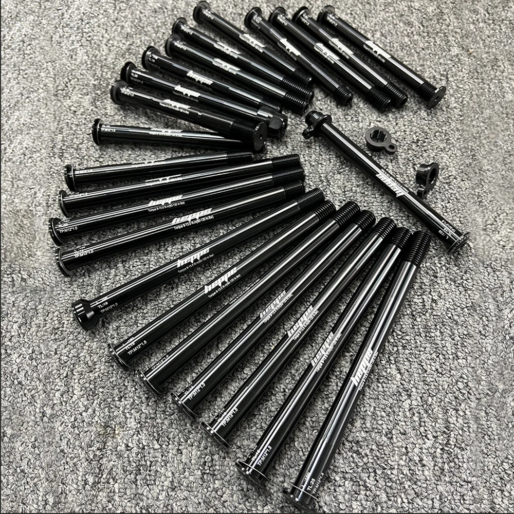 Bike Thru Axle HEPPE MTB Road Front Fork Shaft Skewers Rear Hub 12x142/148 12x100/110 Barrel M12xP1.0/1.5