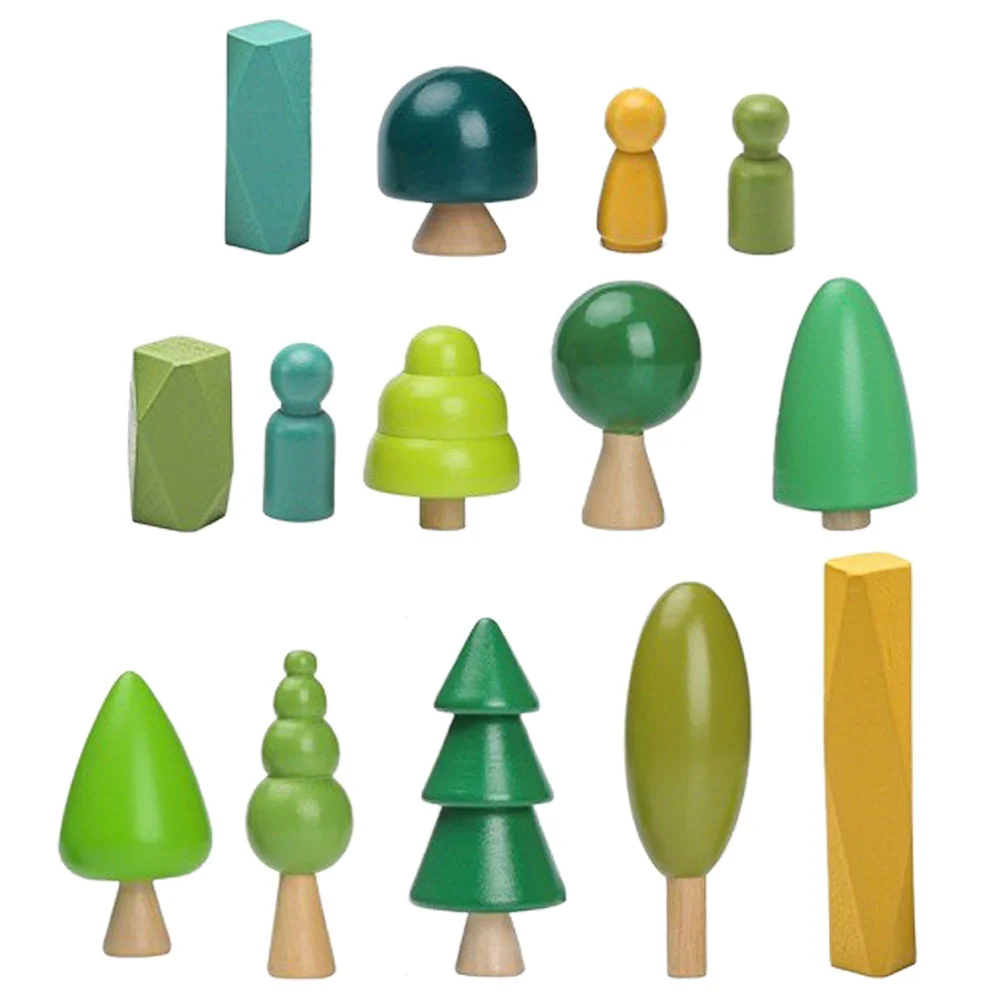 

Деревянное ремесло, лесное дерево, игрушки, искусственное украшение для торта, Детский костюм, деревья, обучающая детская игрушка