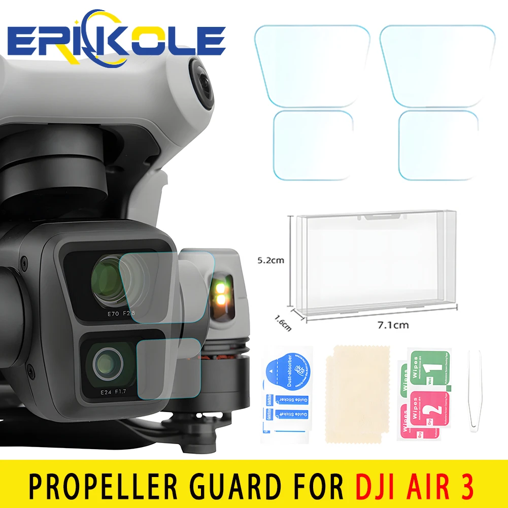 

2 шт., защитная пленка для экрана Dji Air 3 Drone